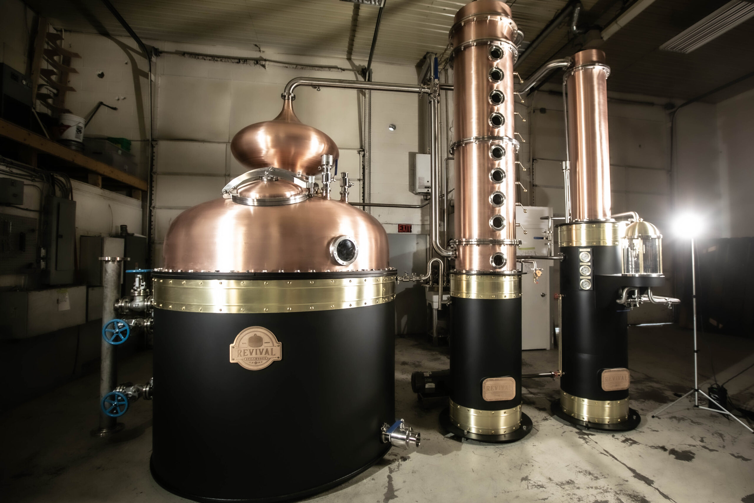 Copper Distillation System