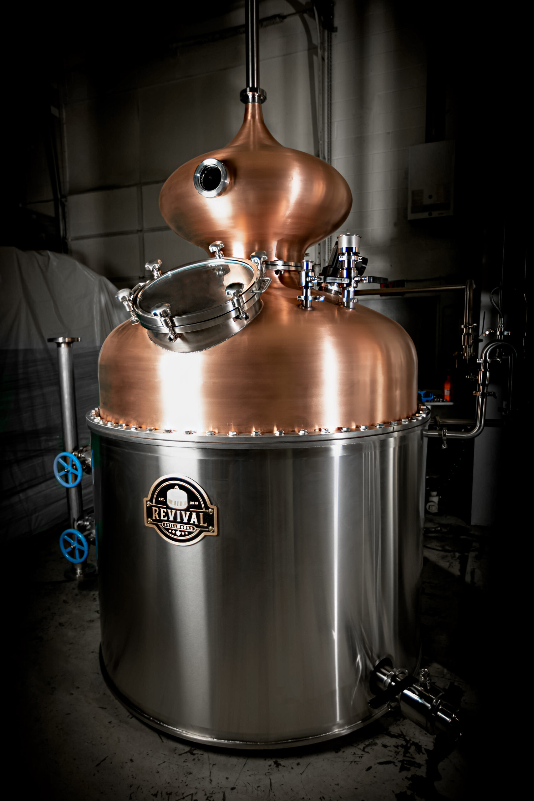 Stainless Still with Copper Head